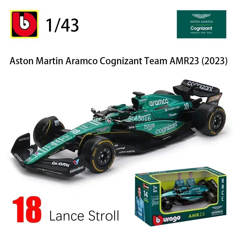 Bburago Aston Martin F1 Diecast Car Model Premium - Image 8