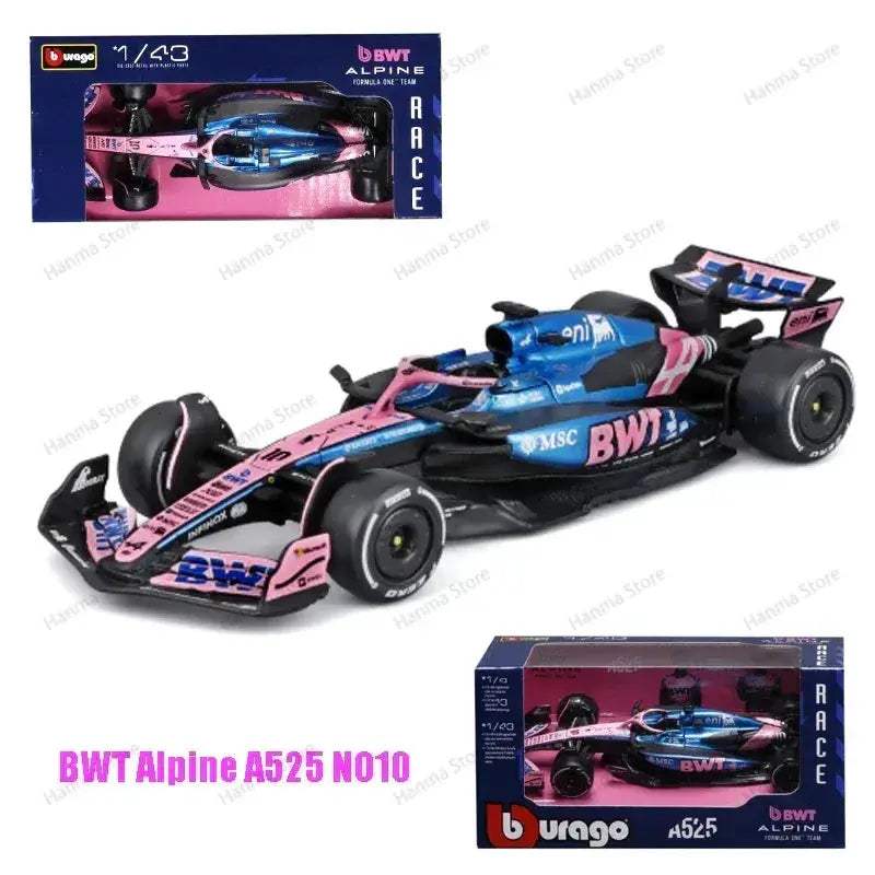 Bburago Mercedes F1 Die Cast Car Hamilton Russell Collectible - Image 19