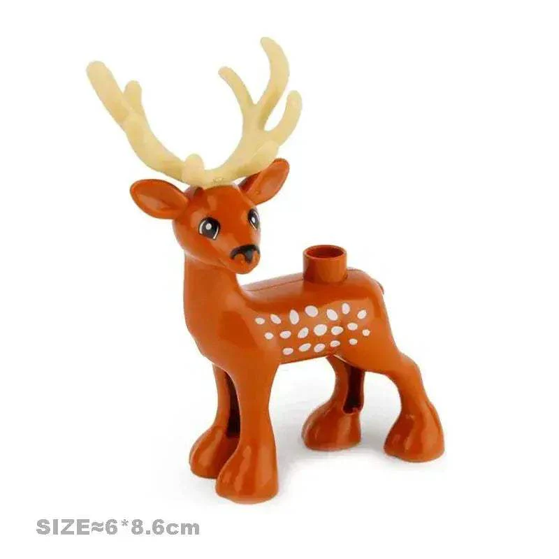 Duplo Compatible Farm Animals Building Blocks Educational Toy - Image 57