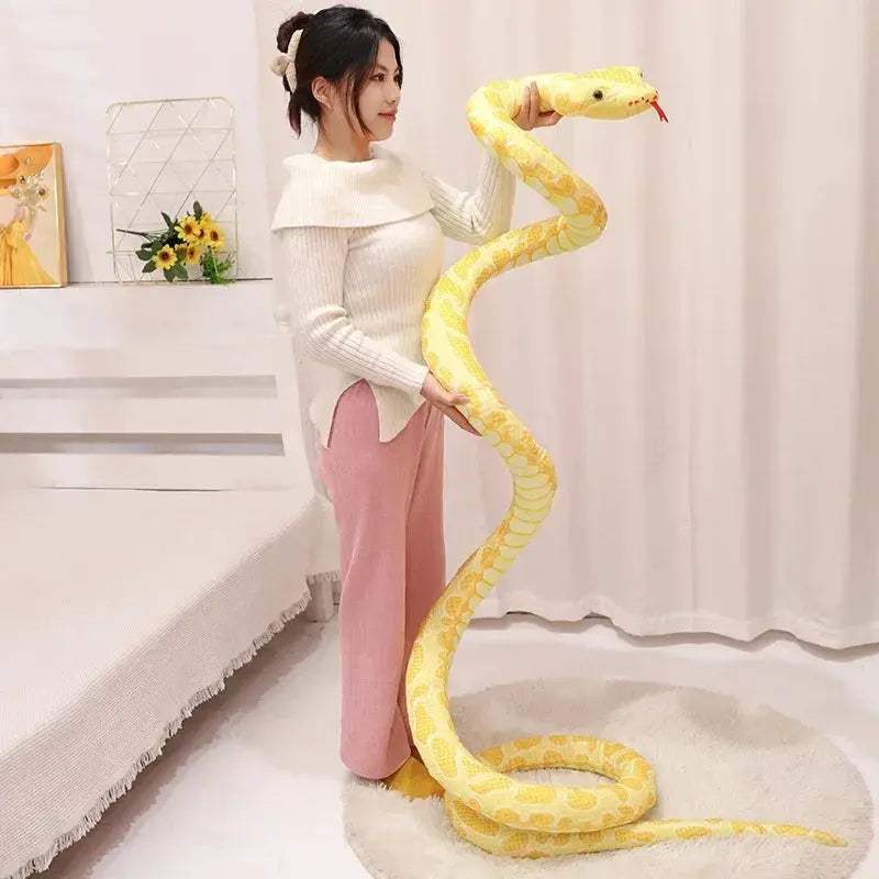 Giant Python Plush Toy for Home Decor and Cozy Comfort - Image 6