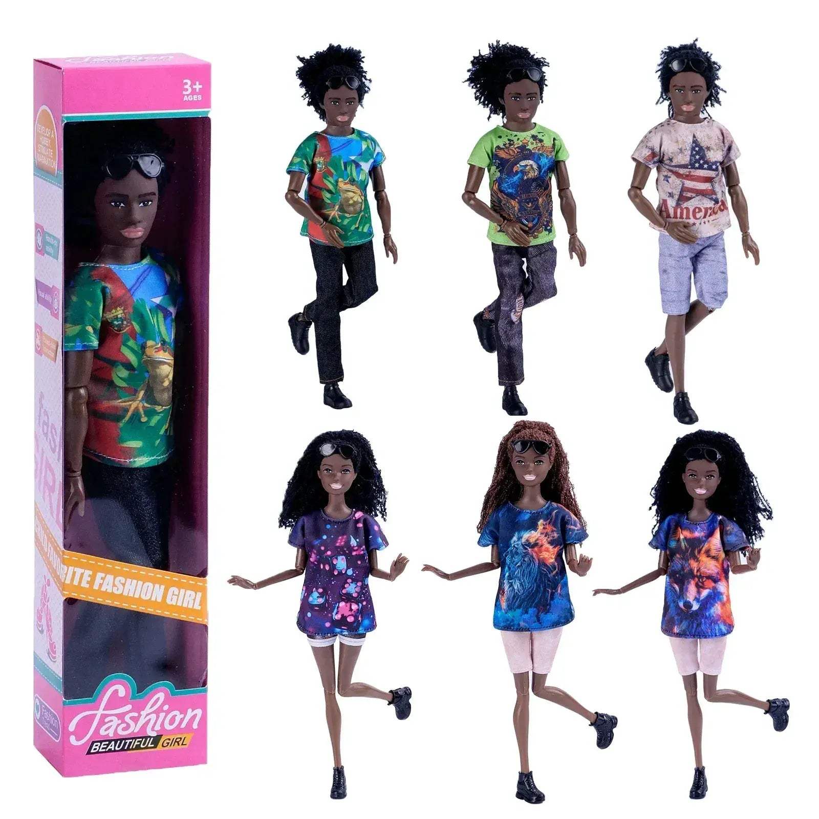 Black Barbie Doll Body 30cm For DIY Fashion Playtime - Image 2
