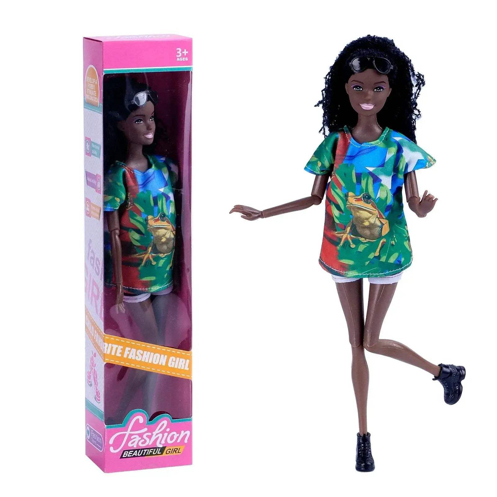 Black Barbie Doll Body 30cm For DIY Fashion Playtime - Image 37