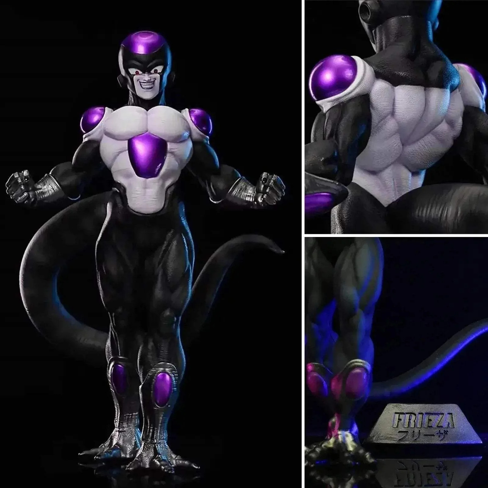 Black Frieza Figure, Dragon Ball Super Golden Frieza Figurine, Anime Gifts 7 in