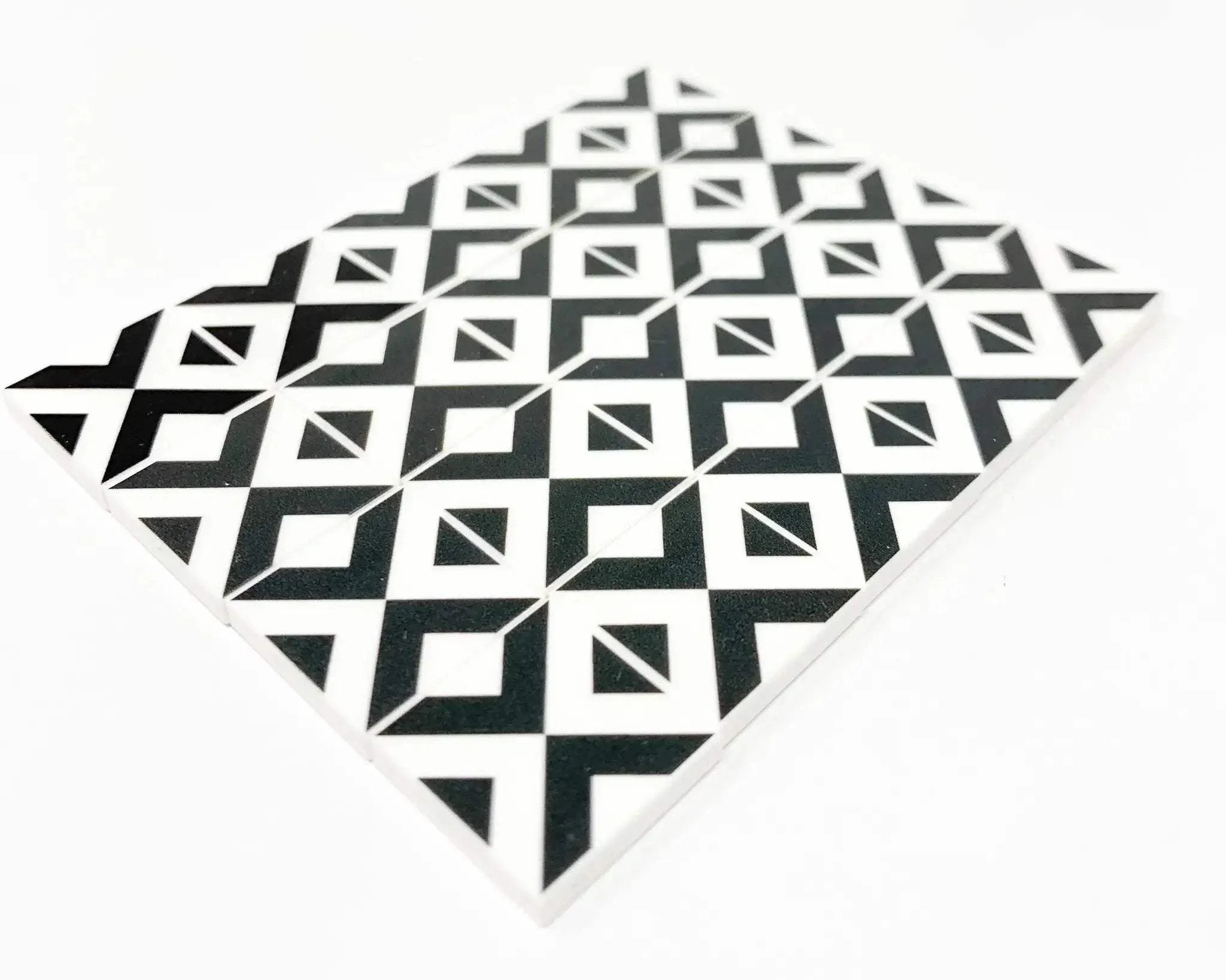 Black & White Kitchen / Diner Flooring - B3 Customs® Printed 2x2 Tile - Image 3