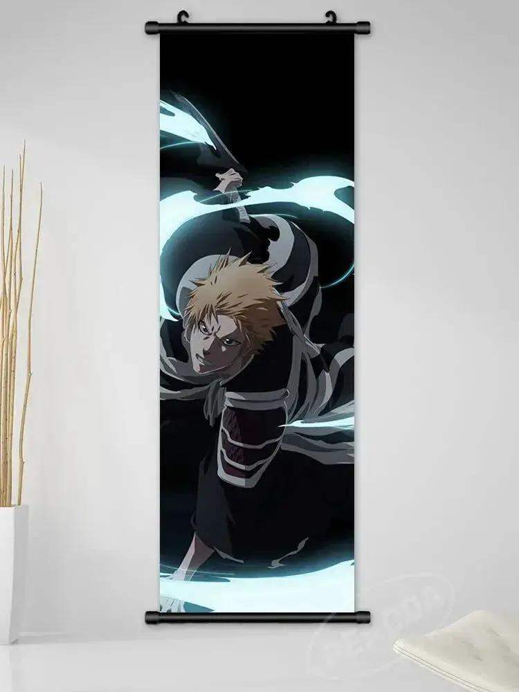 Bleach Canvas Scroll Posters, Wall Art Anime Artwork Painting Anime Hanging Poster - Image 17