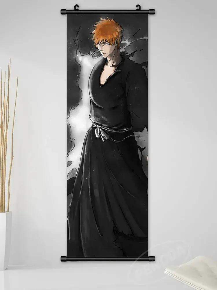 Bleach Canvas Scroll Posters, Wall Art Anime Artwork Painting Anime Hanging Poster - Image 35