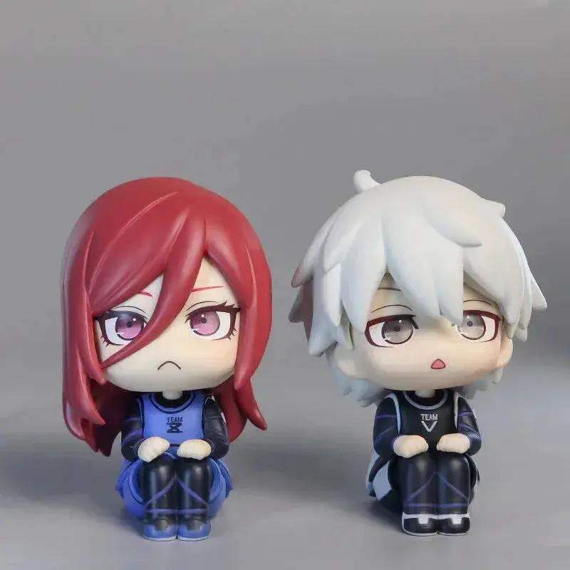 BLUE LOCK Cute Mini Figurines, Isagi Yoichi Chigiri Hyoma Nagi Seishiro Action Figures, Kawaii PVC Toys for Collector 10cm - Image 3