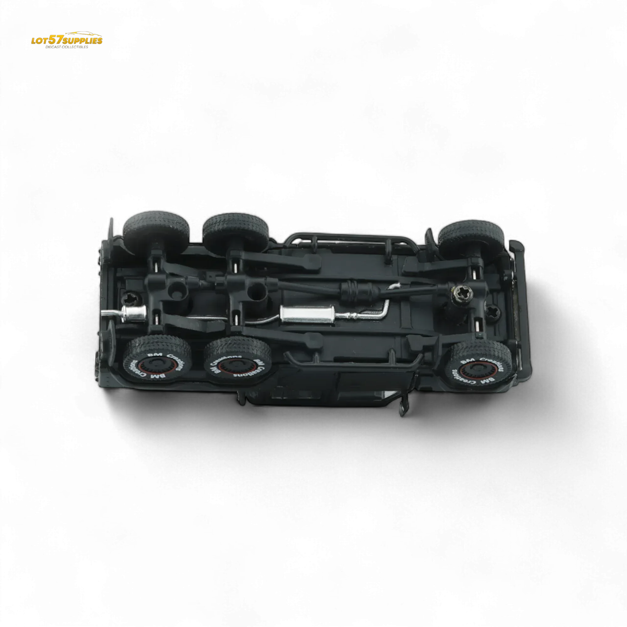 BM Creations Land Rover Defender 110 6x6 Matte Blk RHD 1:64 - Image 4