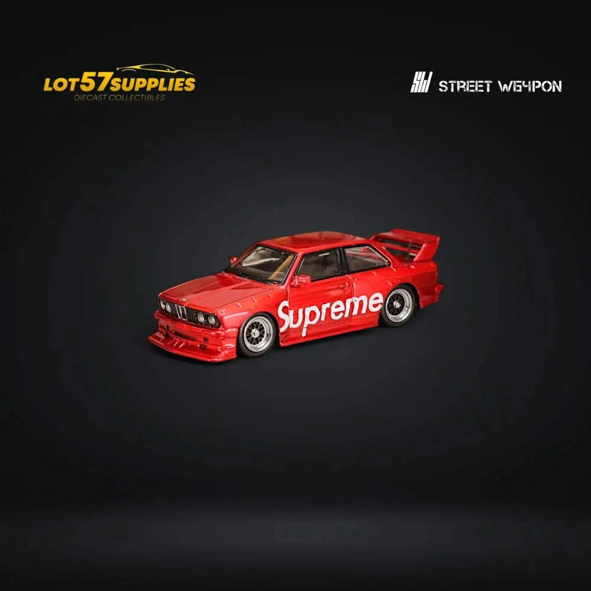 BMW E30 Diecast 1 64 Street Weapon Red Limited 499 - Image 2
