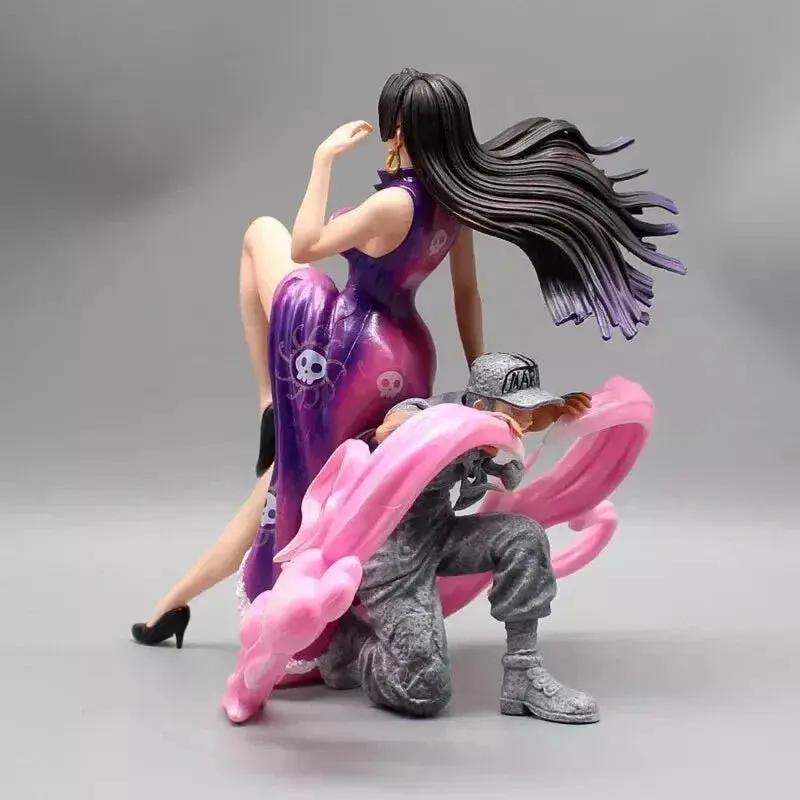 Boa Hancock One Piece Figurines, Empress Sitting on Marine Anime Figures 8 in - Image 5