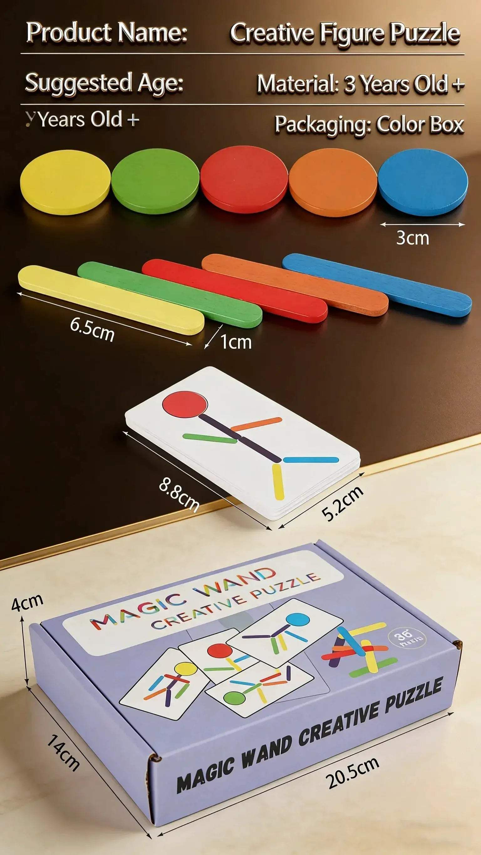 Montessori Wooden Toys For Brain Development And Spatial Skills - Image 2