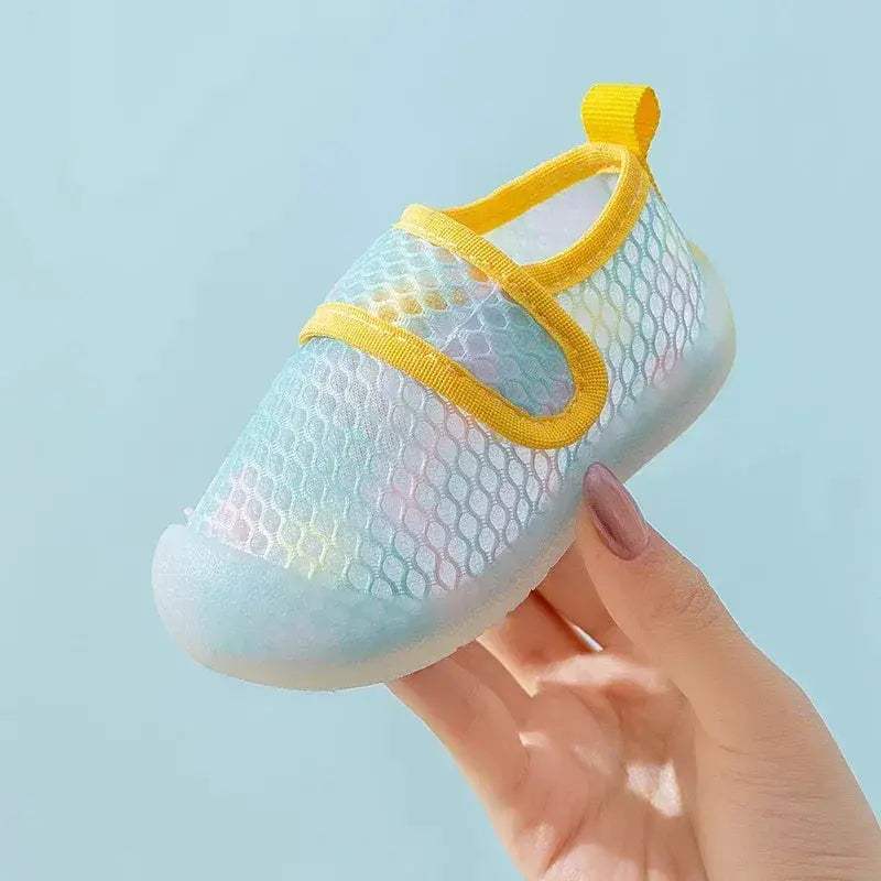 Breathable Baby Shoes Mesh Sandals Slip On First Walkers Lightweight - Image 4