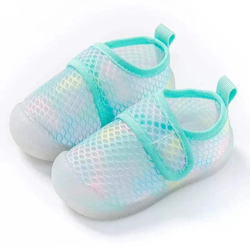 Breathable Baby Shoes Mesh Sandals Slip On First Walkers Lightweight - Image 9
