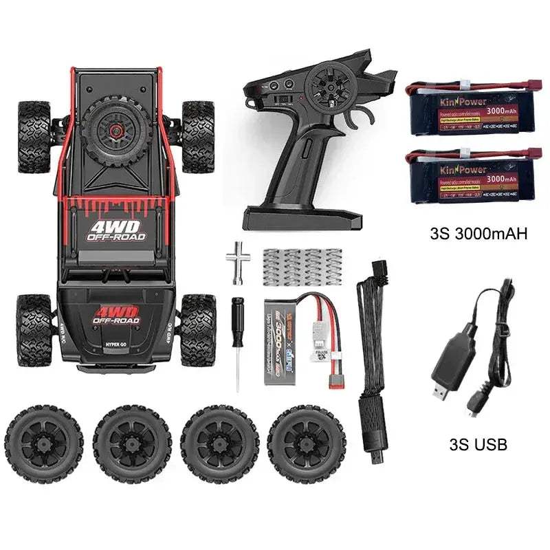 Brushless 4WD RC Car With 75 Kmh Off Road SpeedBoost - Image 9