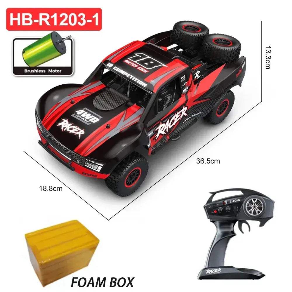 Brushless 4WD RC Car With High Speed Performance LED Lights - Image 7