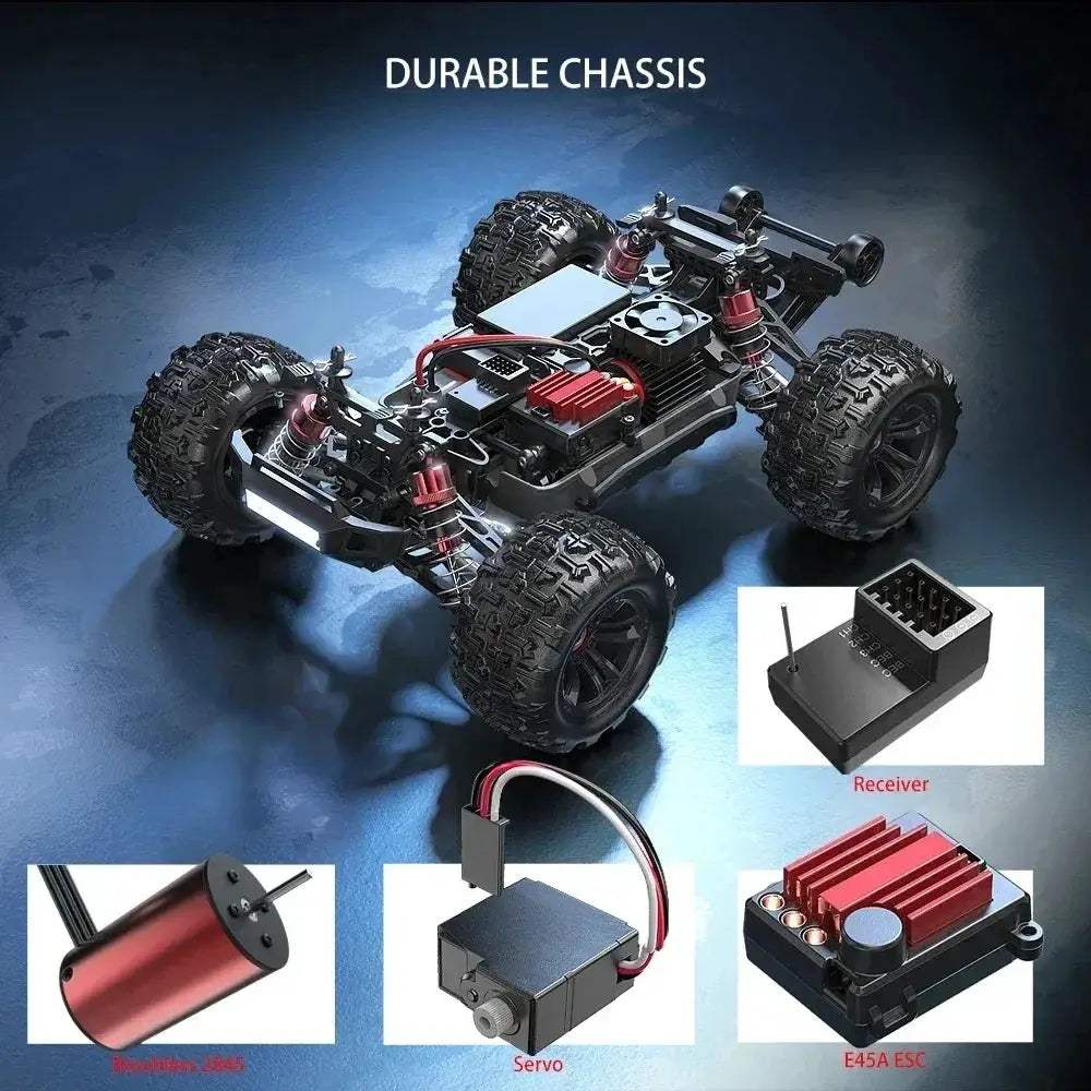 Brushless 70KMH OneSixteenth Scale RC Car 4WD Off Road - Image 3