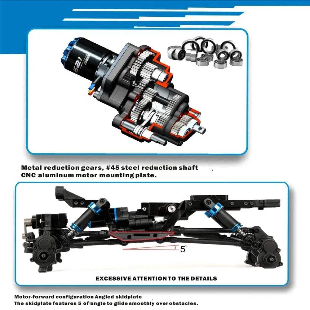 Brushless RC Crawler 4WD For Enthusiastic Hobbyists - Image 3