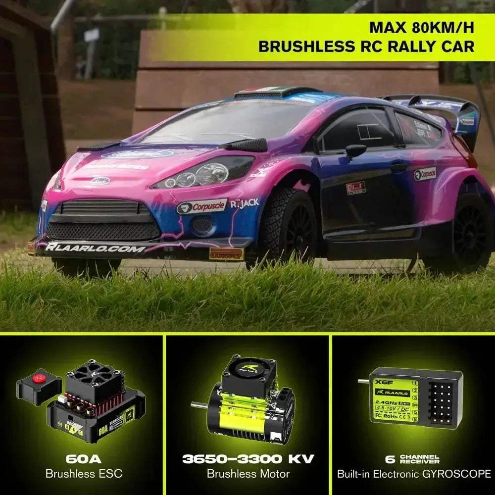 Brushless RC Drift Car 4x4 Gyro Stabilized 50mph RTR - Image 3
