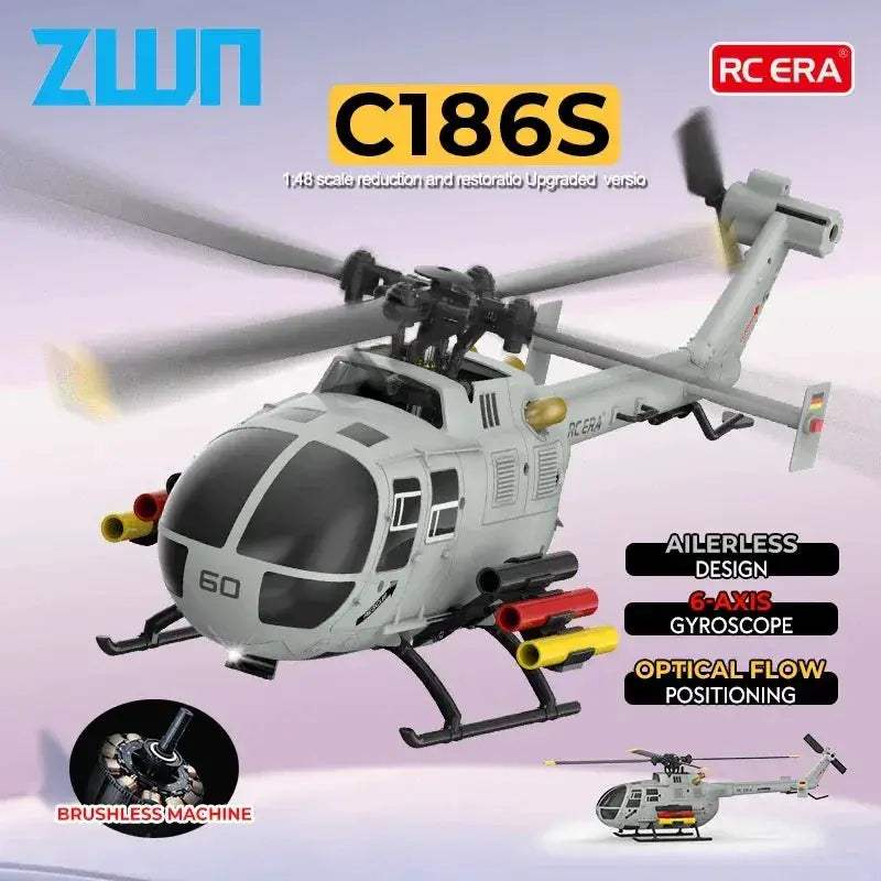 Brushless RC Helicopter With Altitude Hold And Gyro