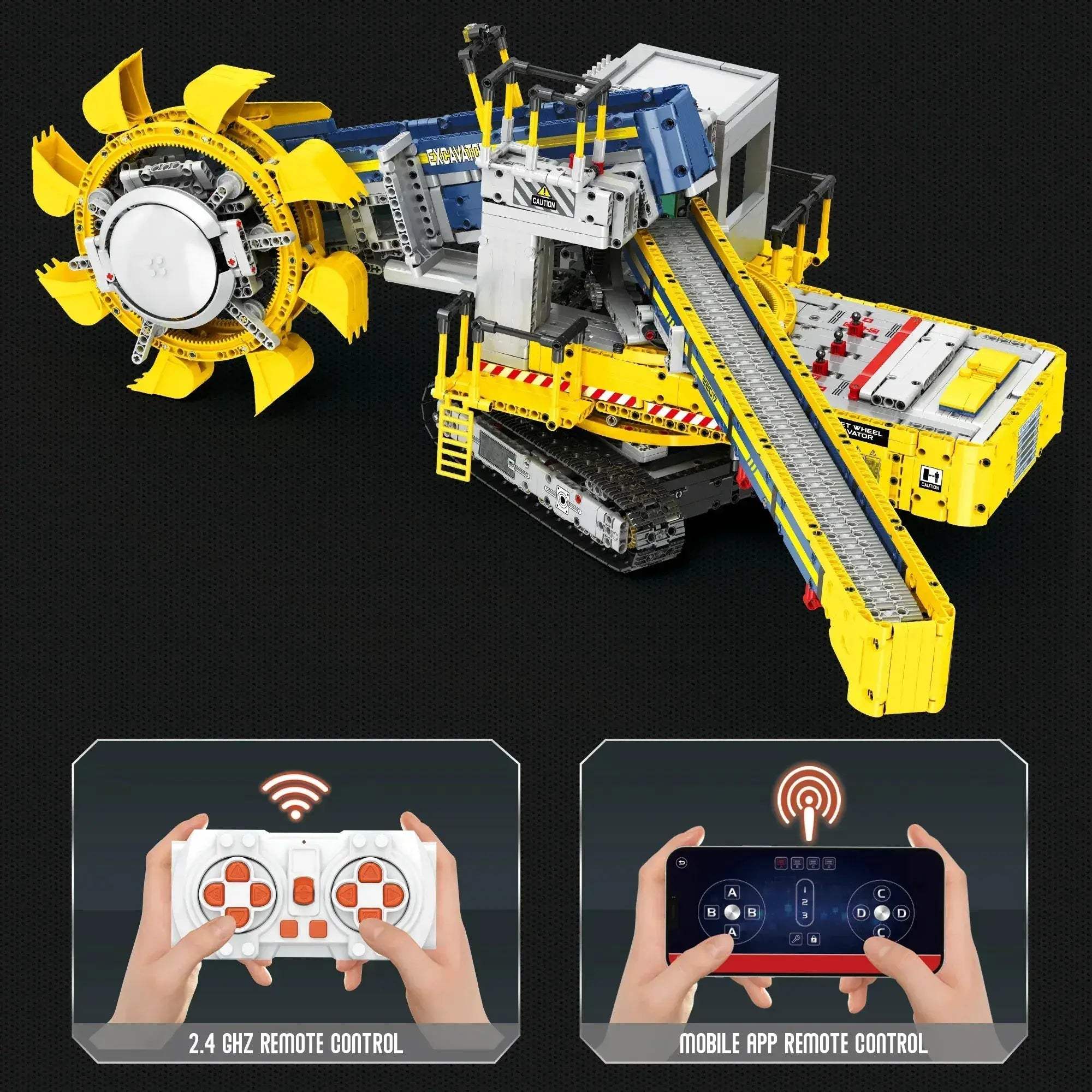 Bucket Wheel Excavator Building Kit Remote Control - Image 3