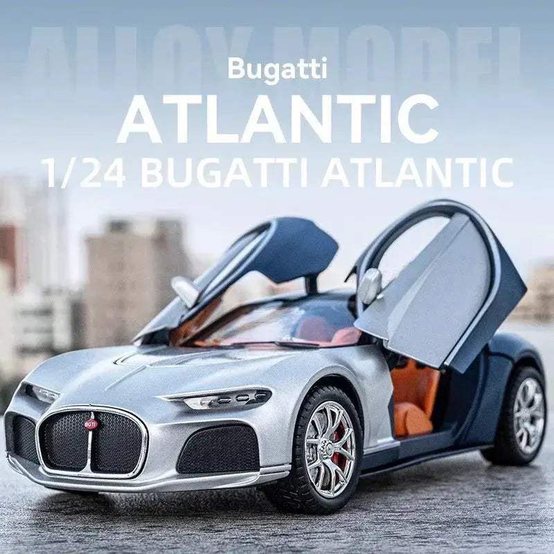 Bugatti Atlantic 1:24 Diecast Alloy Model Car Black