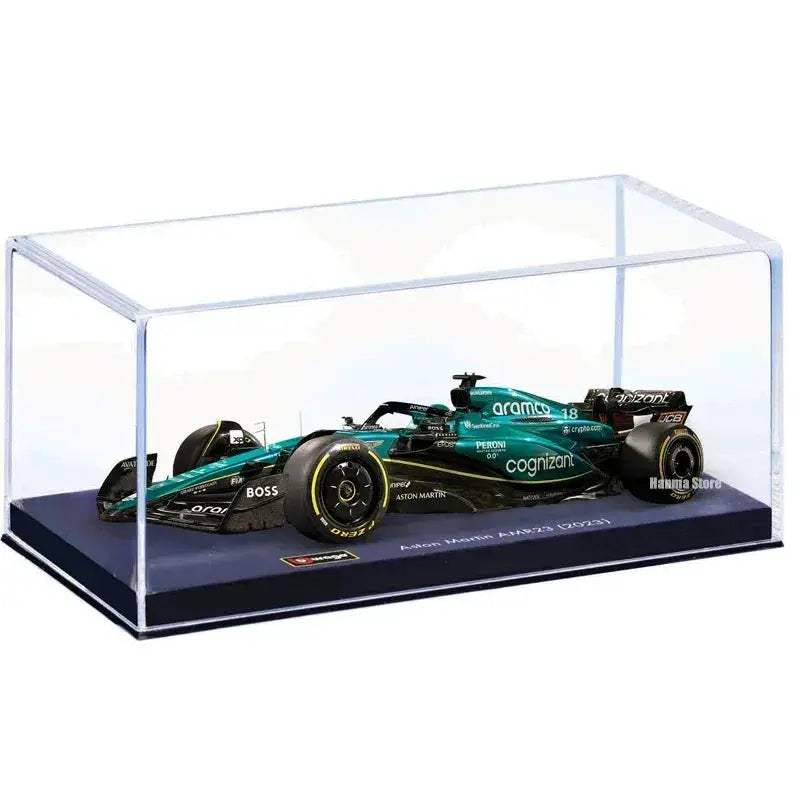 Burago 1:43 AMR23 F1 Diecast Model Car With Acrylic Packaging - Image 4