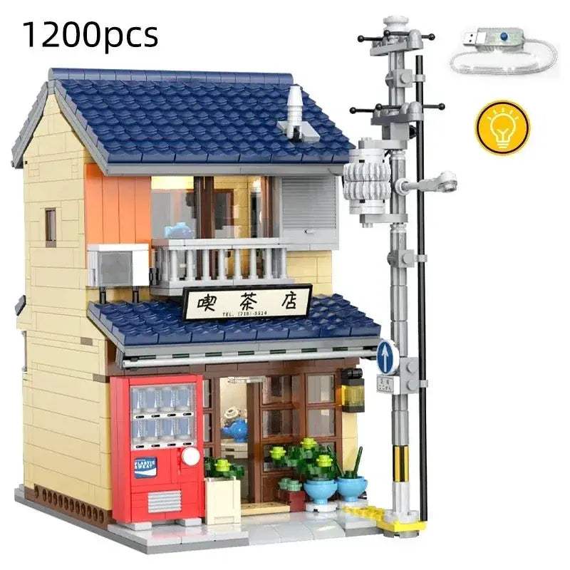 LED City Japanese Street View Building Blocks For Display - Image 14