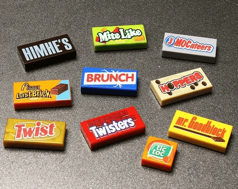 Candy Pack (Series 1) made using LEGO parts - B3 Customs - Image 2
