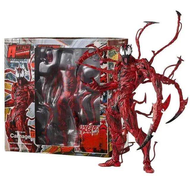 Carnage Figure, Spider Man Marvel Movable Joints Figurine, Toys Gifts 7 in - Image 8