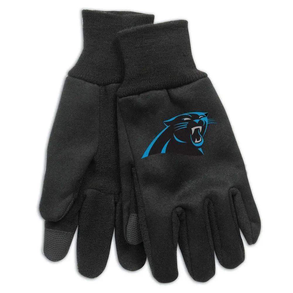 Carolina Panthers Technology Gloves Adult Size Special