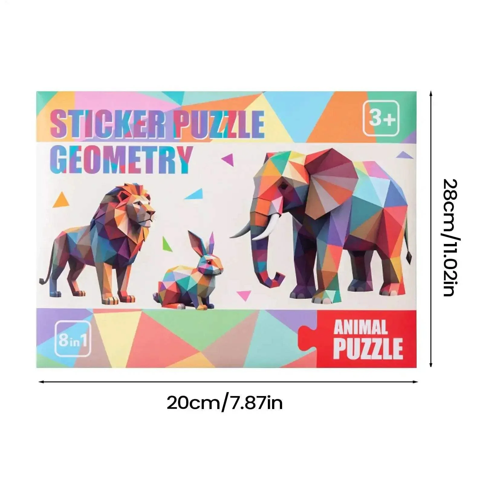 Cartoon Animal Puzzle Stickers For Kids And Adults Focus Training - Image 5