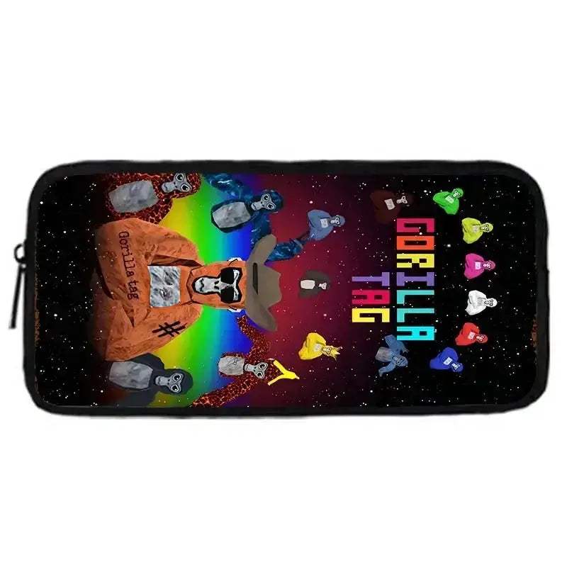 Cartoon Gorilla School Backpack For Kids With Pencil Case - Image 12