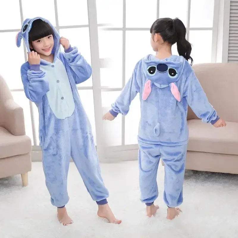 Lilo And Stitch Disney Kigurumi Pajamas For Kids Warmth