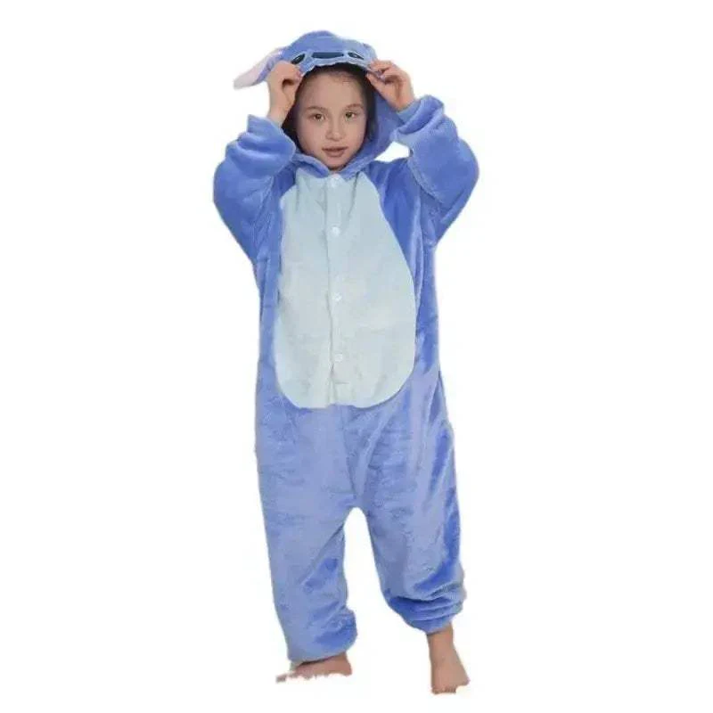Lilo And Stitch Disney Kigurumi Pajamas For Kids Warmth - Image 4