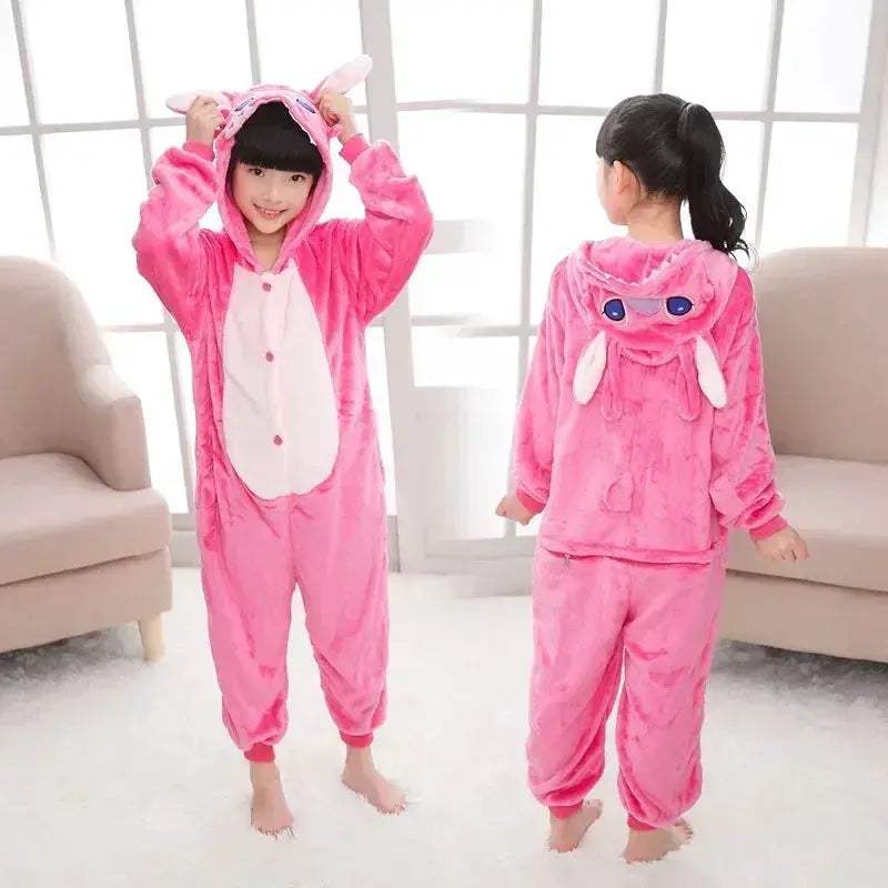 Lilo And Stitch Disney Kigurumi Pajamas For Kids Warmth - Image 6