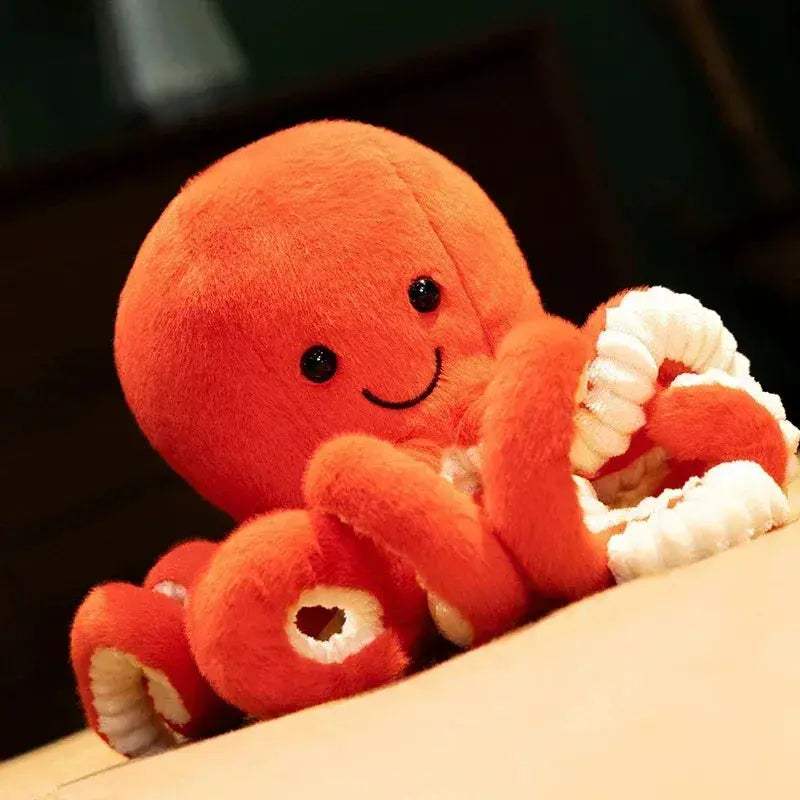 Cartoon Octopus Plush Toy Pillow Long Tentacle Soft - Image 7