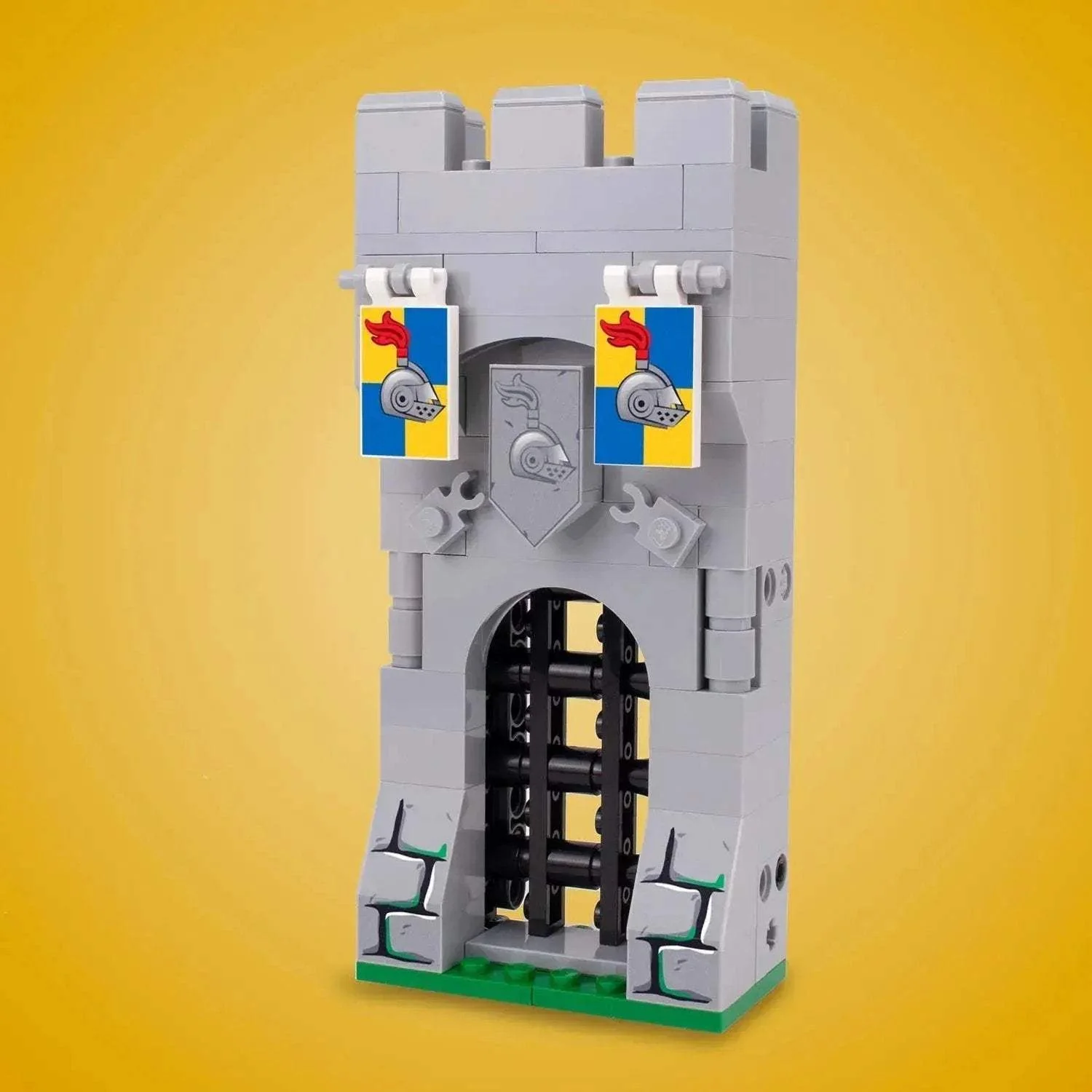 Castle Gate - Custom Castle Modular Building Set made using LEGO parts - Image 2