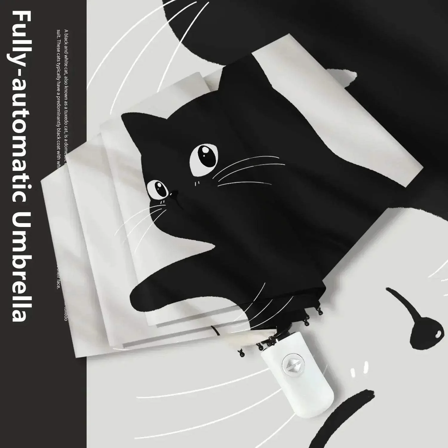 Cat Umbrella Automatic Portable Folding Sunshade For Kids - Image 5