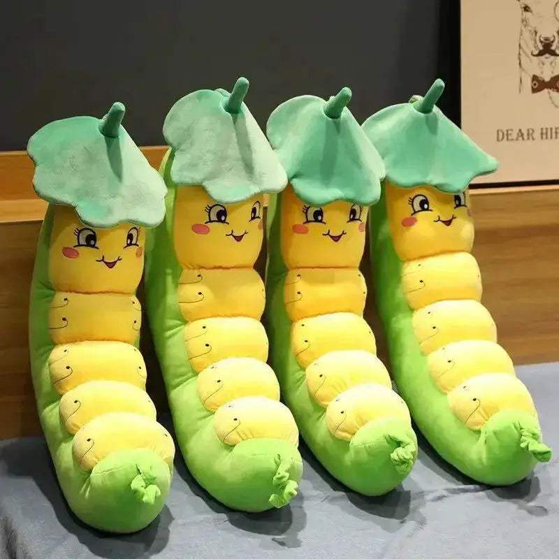 Caterpillar Plush Toy Pillow Cushion Safe Comfort For Babies