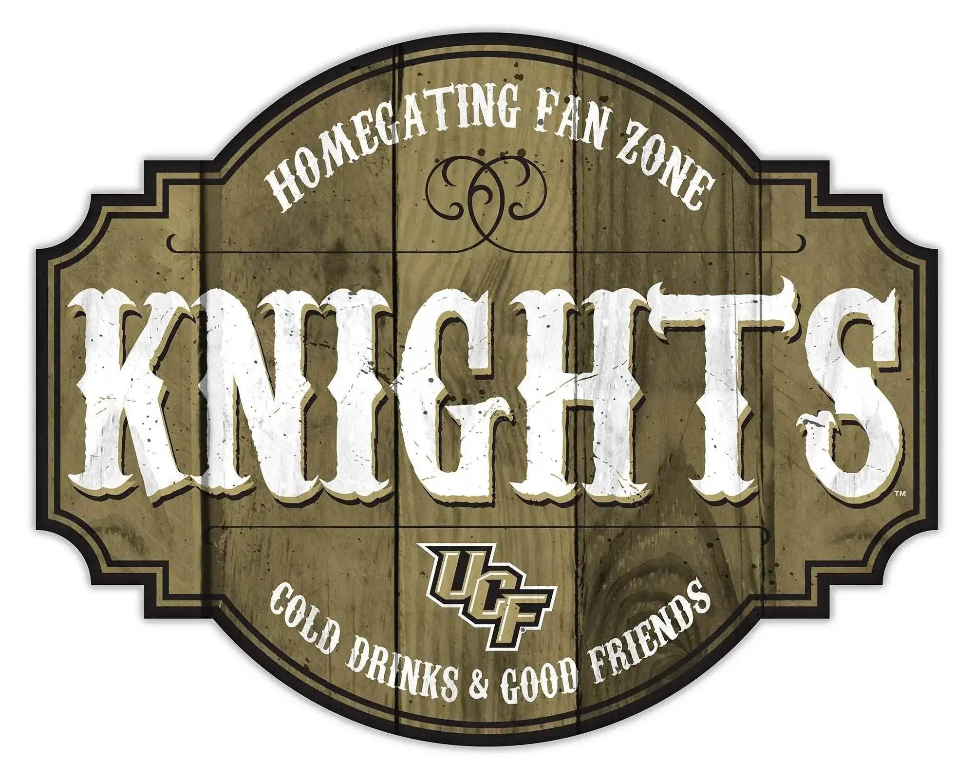 Central Florida Knights Sign 12 Inch Homegating Tavern