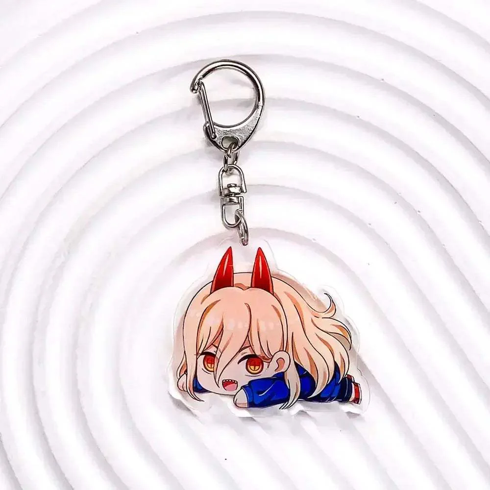Chainsaw Man Keychains, Anime Key Chains Accessories Charm Pendant Keyring Gifts For Friends - Image 8