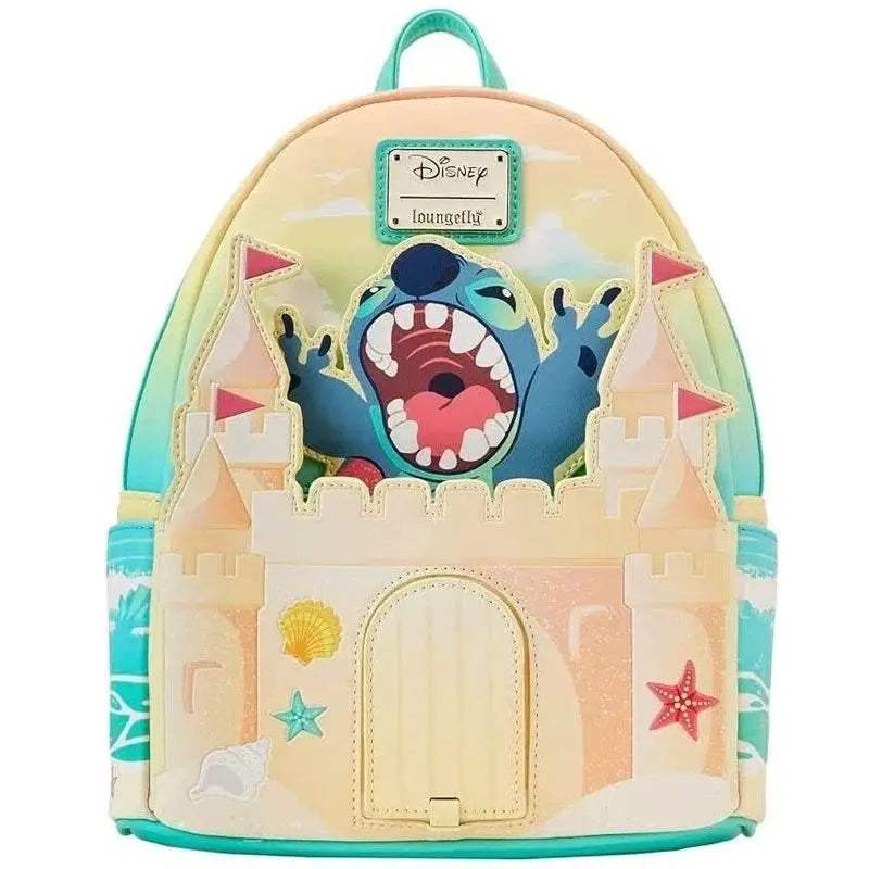 Charming 2 Piece Mini Backpack And Wallet Set For Teens Featuring Stitch Beauty And Beast Cinderella Woody Kuromi - Image 10