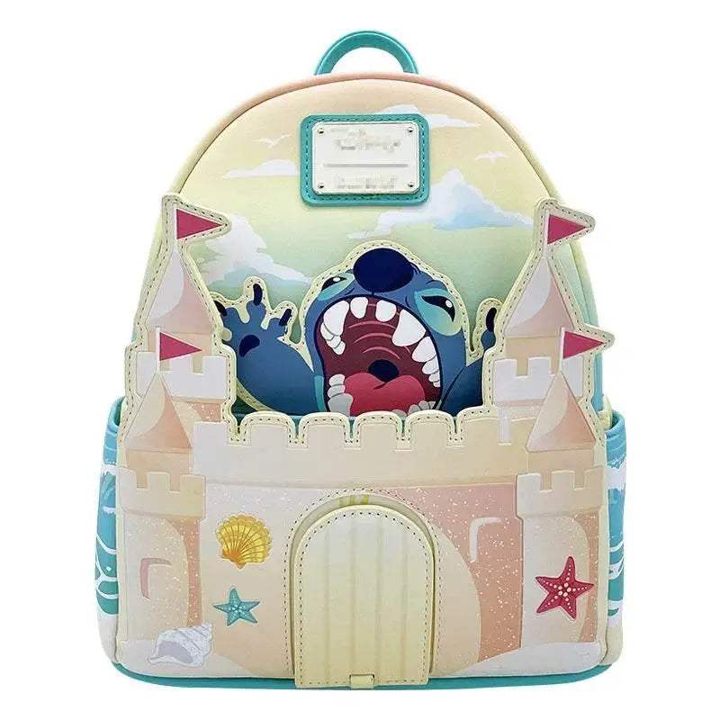 Charming Lilo And Stitch Mini Backpack Purse With Springtime Daisy Snow Cone Theme For Cosplay Date Night And Travel - Image 13