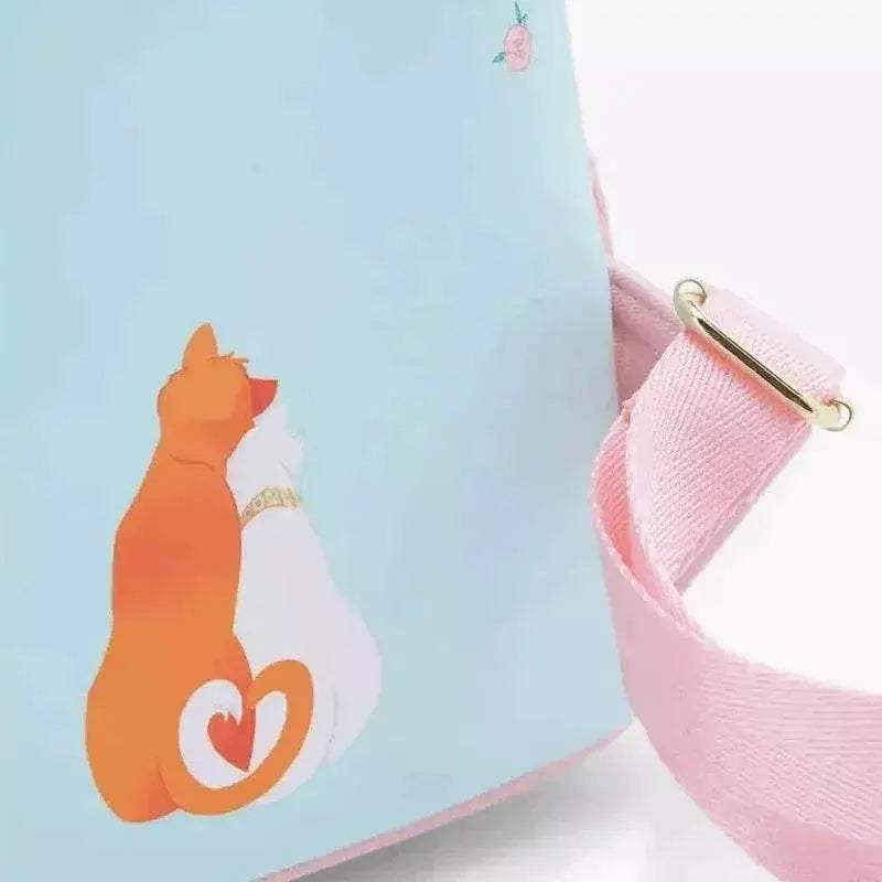 Charming Mini Backpack Sleeping Marie Aristocats Design For Unisex Disney Fans And Everyday School Use - Image 3