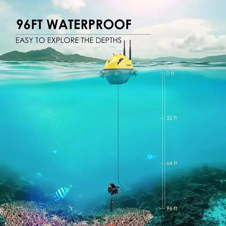 Underwater Drone 4K Camera With Removable Battery And GPS - Image 3