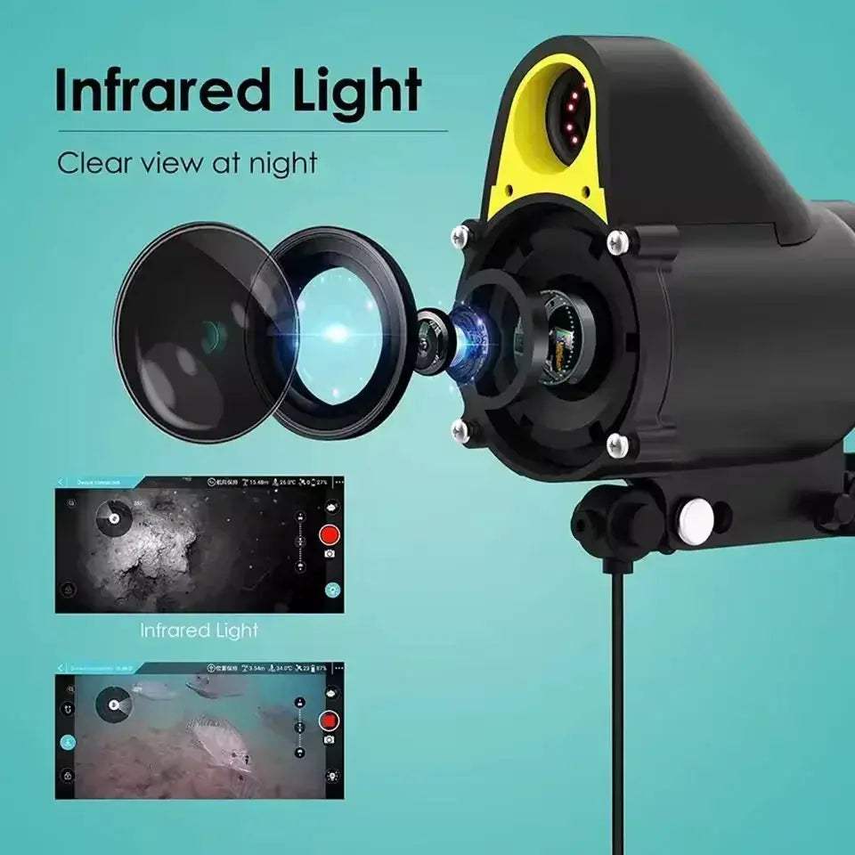 Underwater Drone 4K Camera With Removable Battery And GPS - Image 4