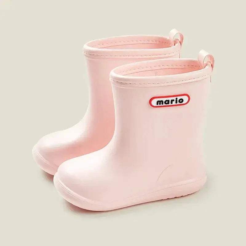 Cheerful Mario Kids Rain Boots Waterproof Unisex Outdoors - Image 8