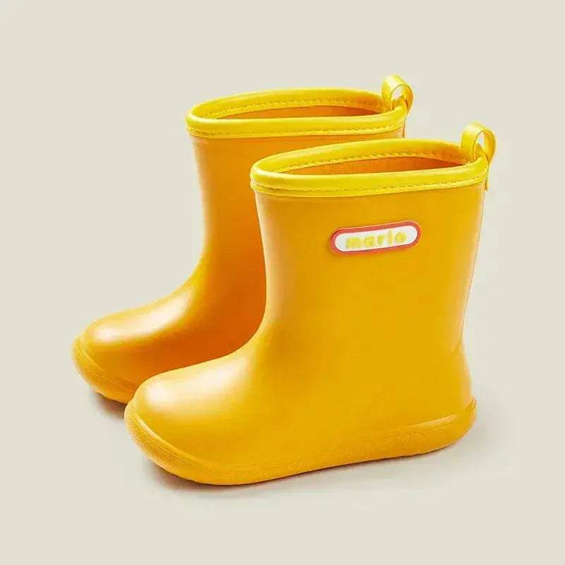Cheerful Mario Kids Rain Boots Waterproof Unisex Outdoors - Image 9