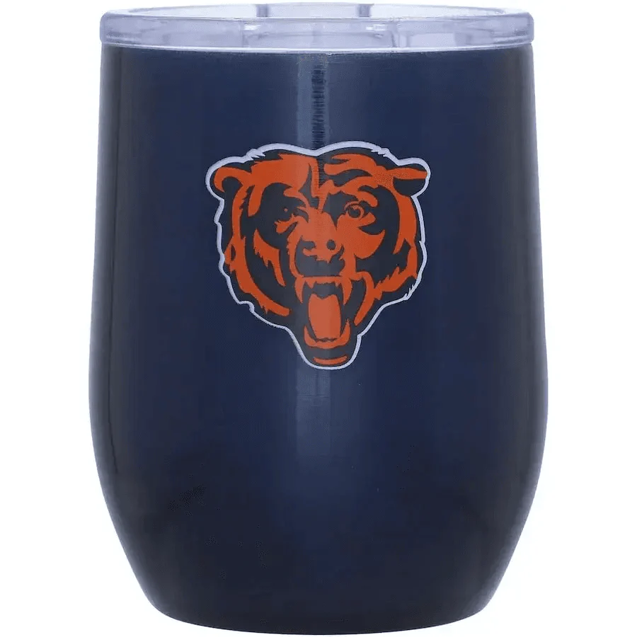 Chicago Bears 16oz Stainless Steel Travel Tumbler Curved