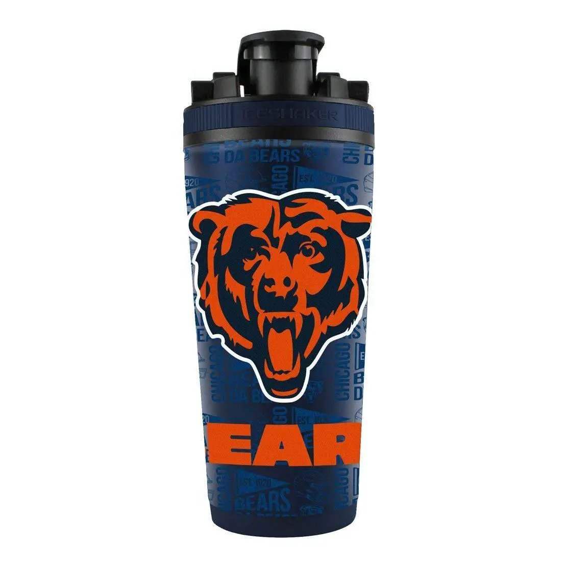 Chicago Bears 26oz Stainless Steel Ice Shaker Bottle